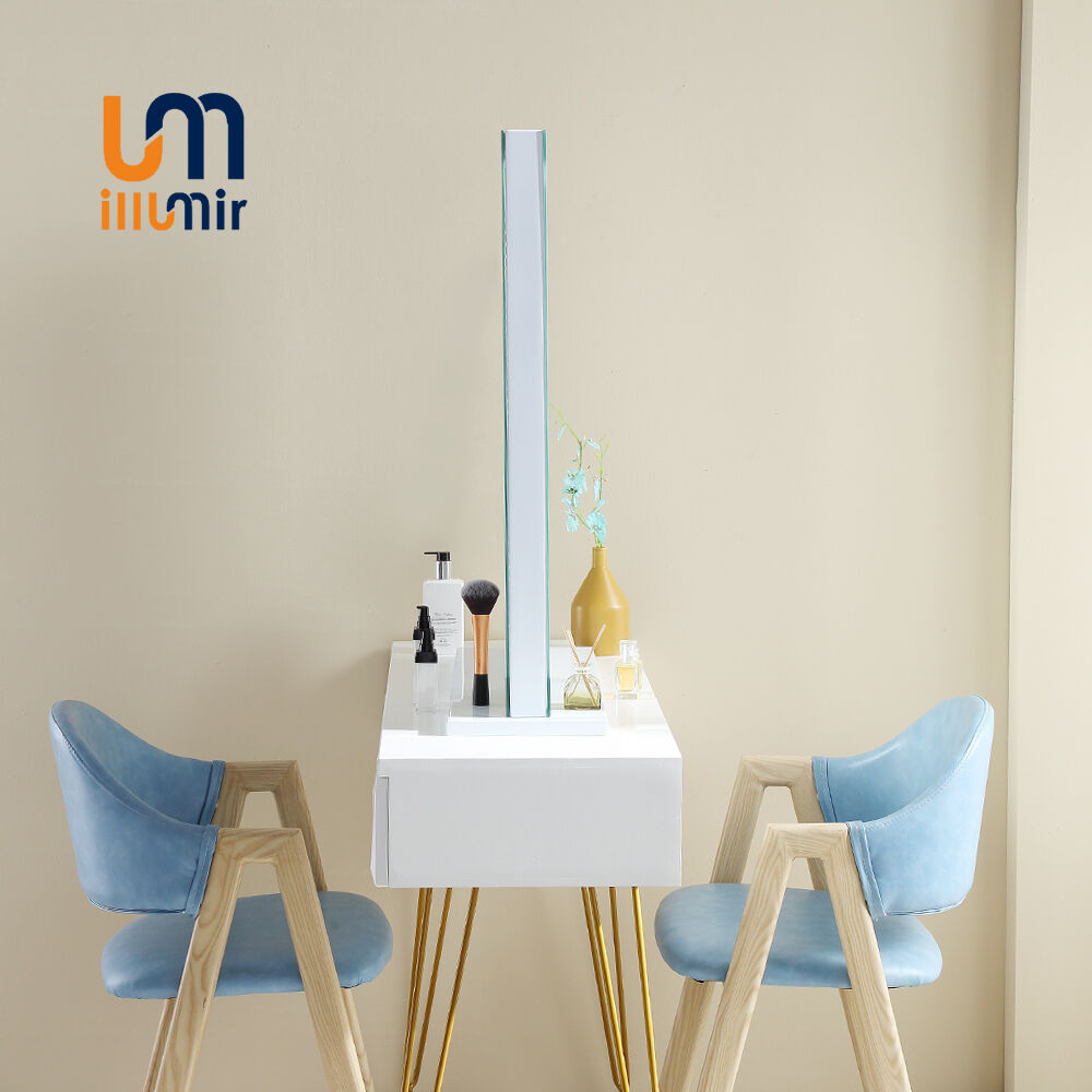 LED Makeup Mirror 1001-04S/BS - 6 Sizes - Aluminum Frame - Dimmable 3000-6000K